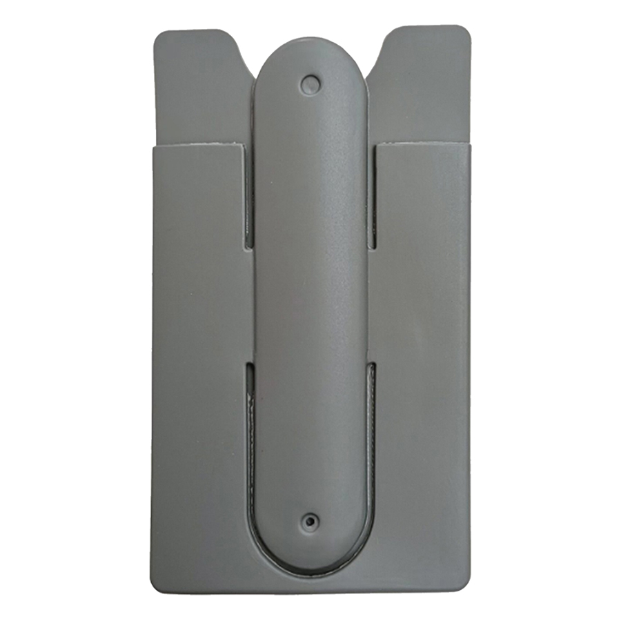 Silicone Phone Wallet with Adhesive Back and Foldable 7