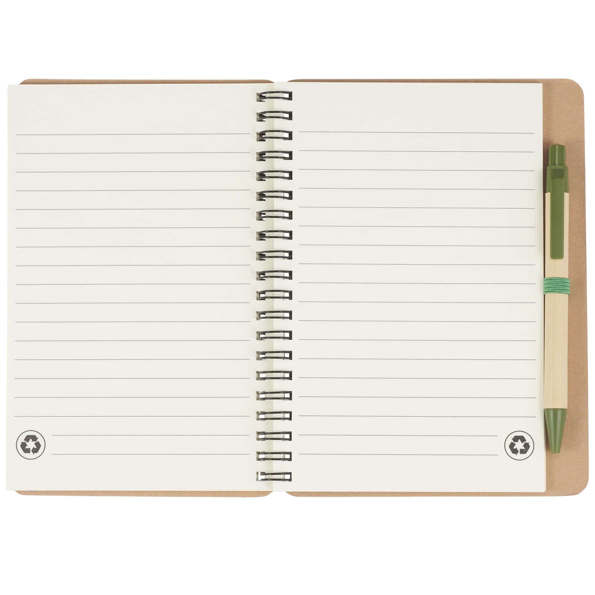FSC® Mix 5" x 7" Eco Spiral Notebook with Pen 42