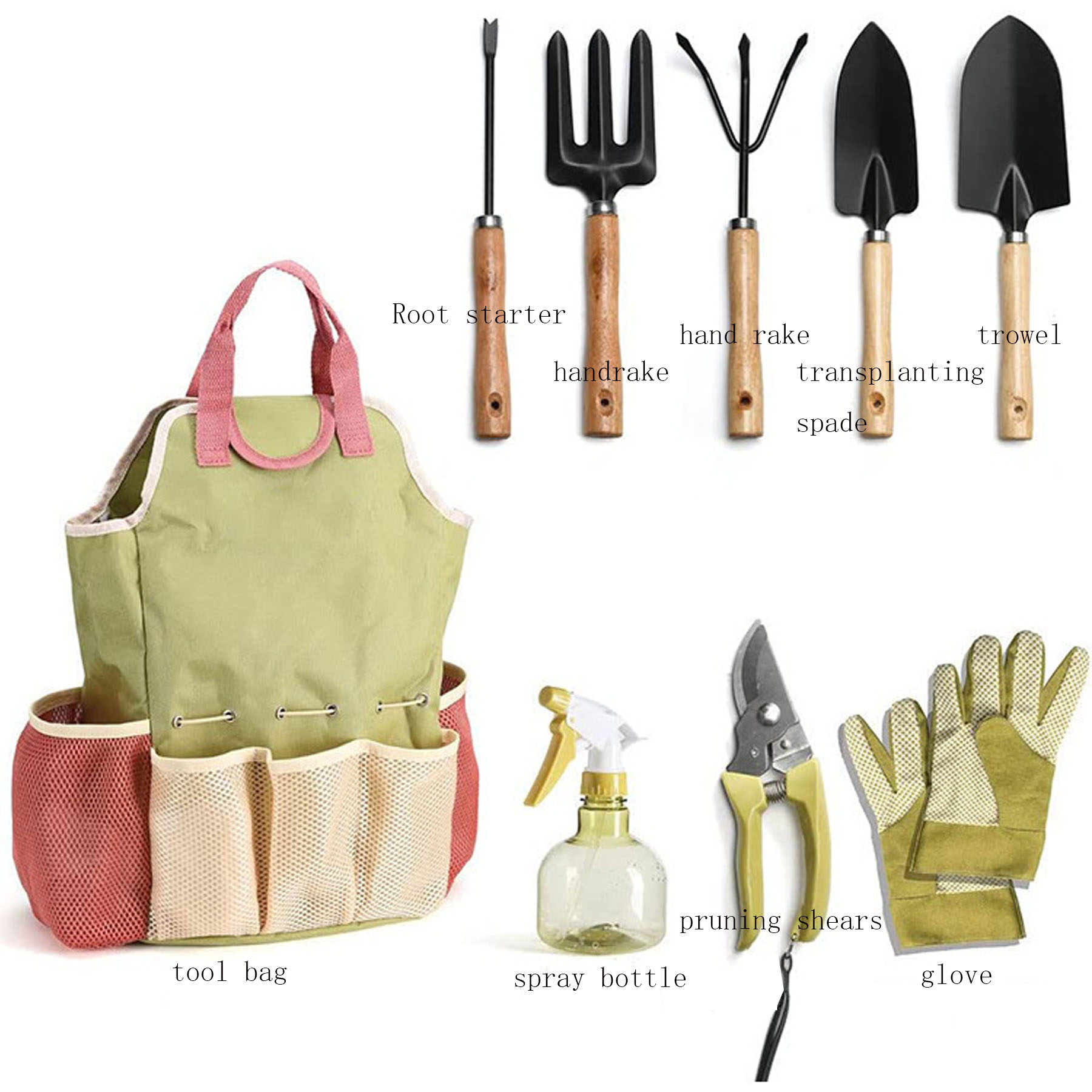 Garden Tool Kit With Bag 3