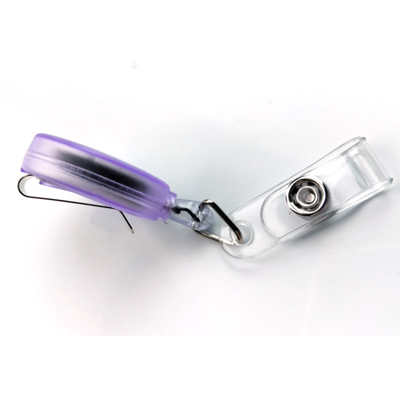 Retractable Badge Reel with Metal Clip 2