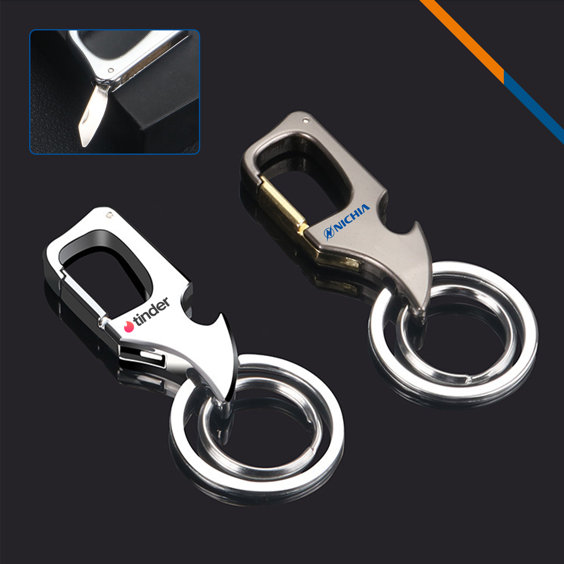 Affie 3in1 Metal Keychain 3