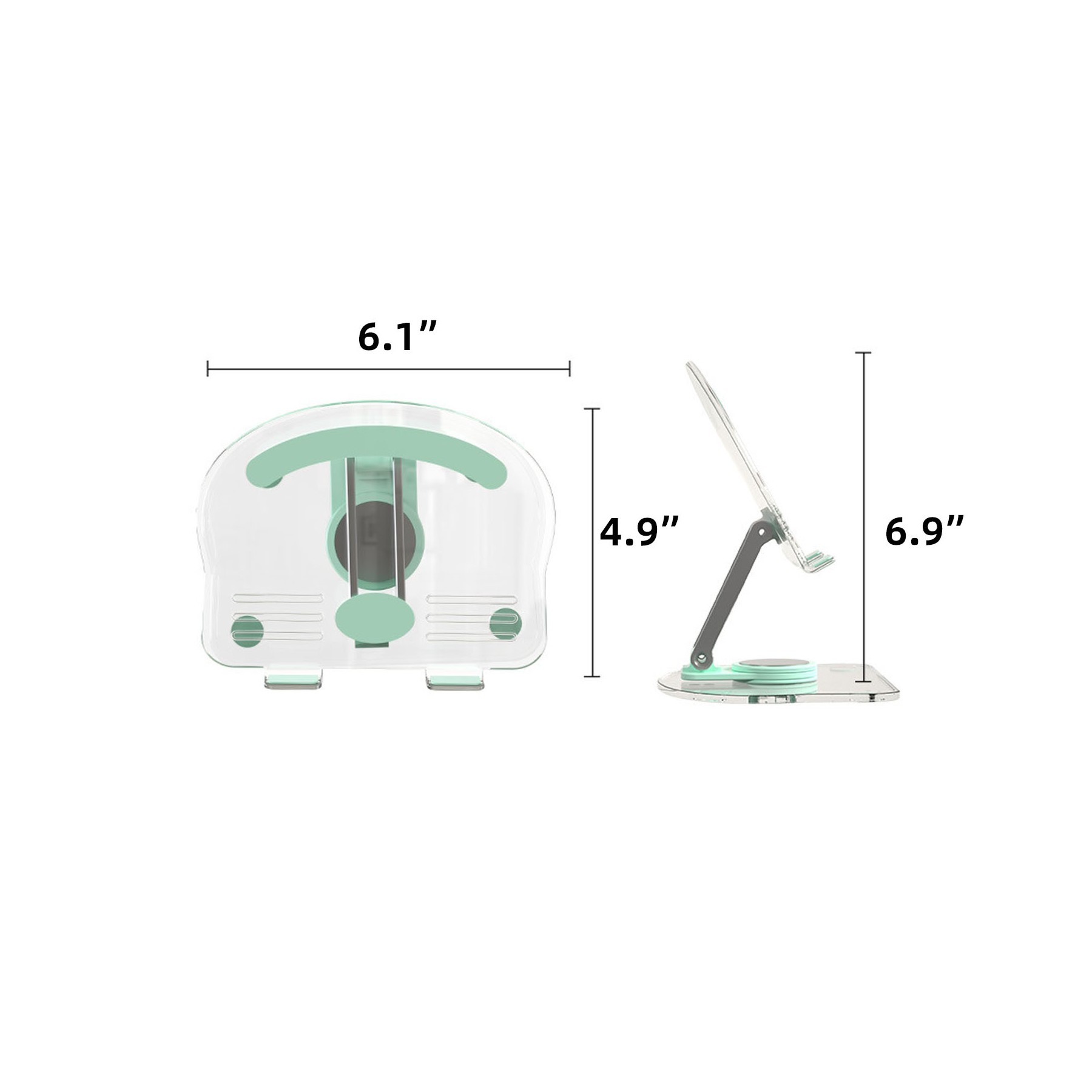 Portable Acrylic Ergonomic Computer Stand 2