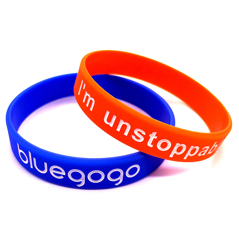 Debossed Motivational Silicone Wristbands 6