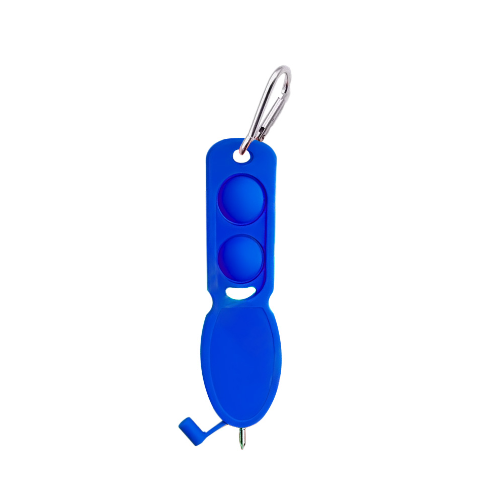 Custom Push Pop Pen Keychain with Carabiner Clip 8