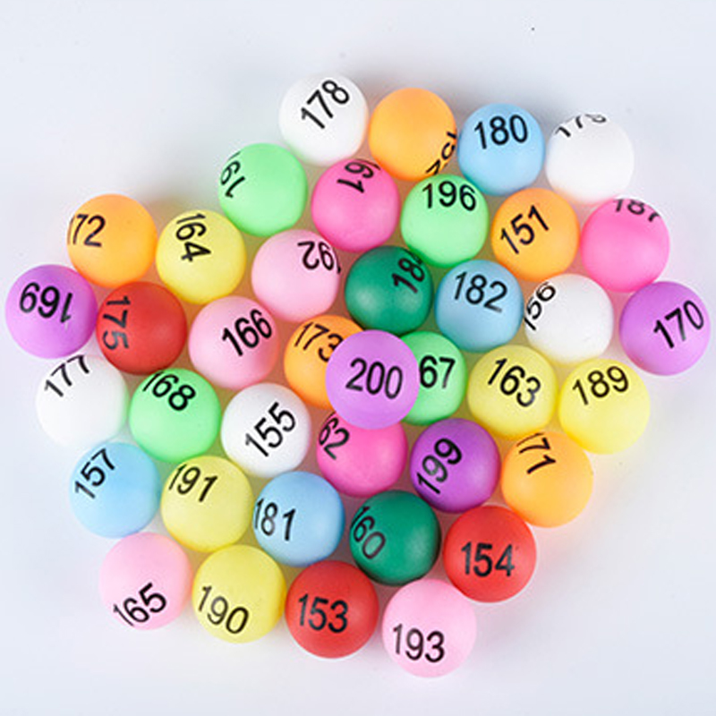 Color table tennis Ball 6