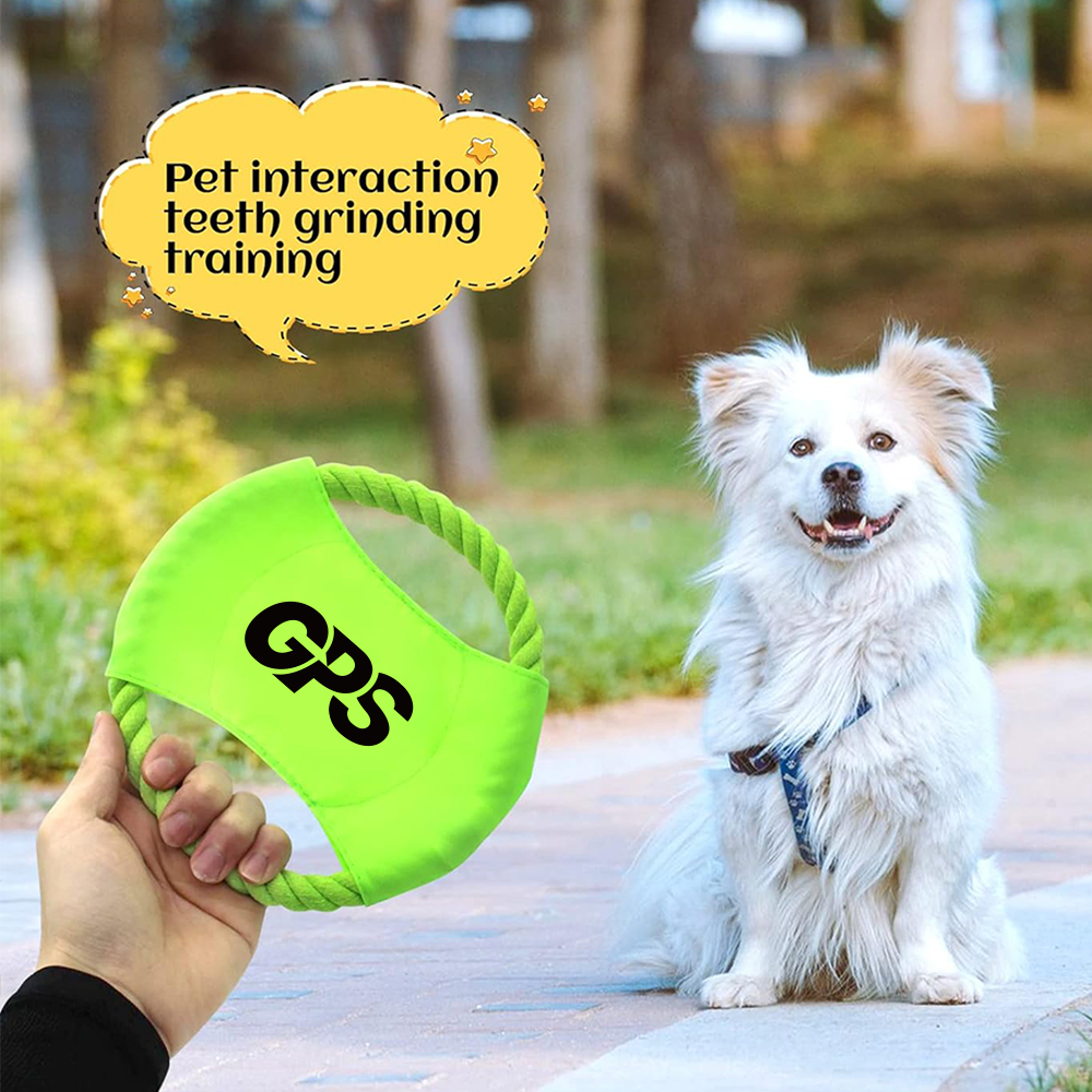 Pet Toy Cotton Rope Frisbee 2