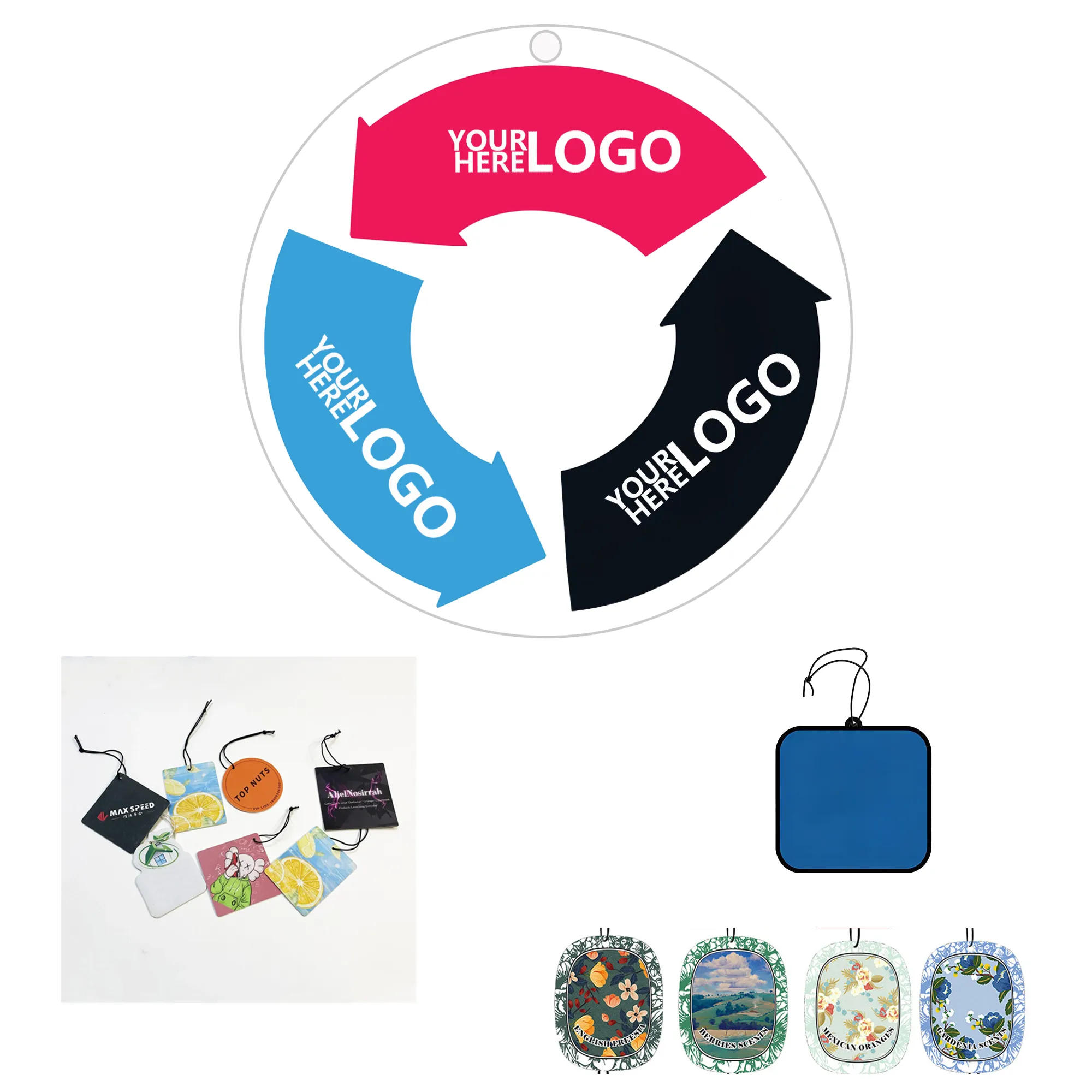 Custom Size Shape Paper Air Freshener 2