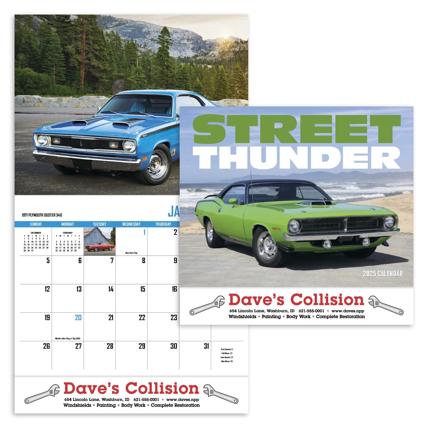 HotLine® Products Street Thunder Appointment Calendar - Stapled 49
