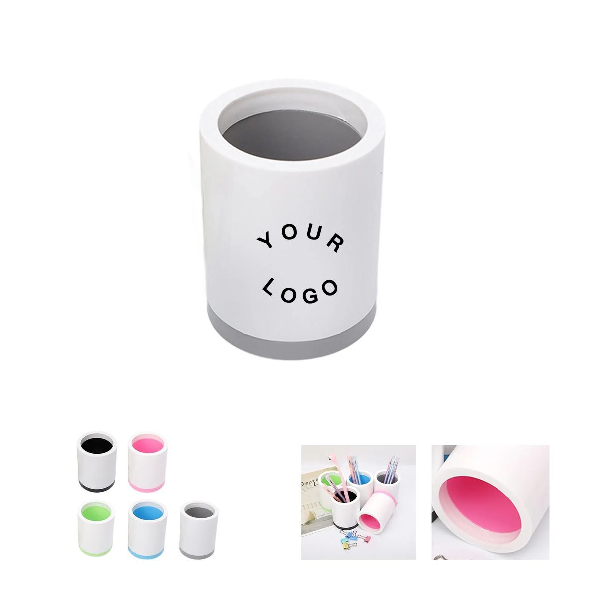 Color Accent Pen Stand for Office Supplies 4