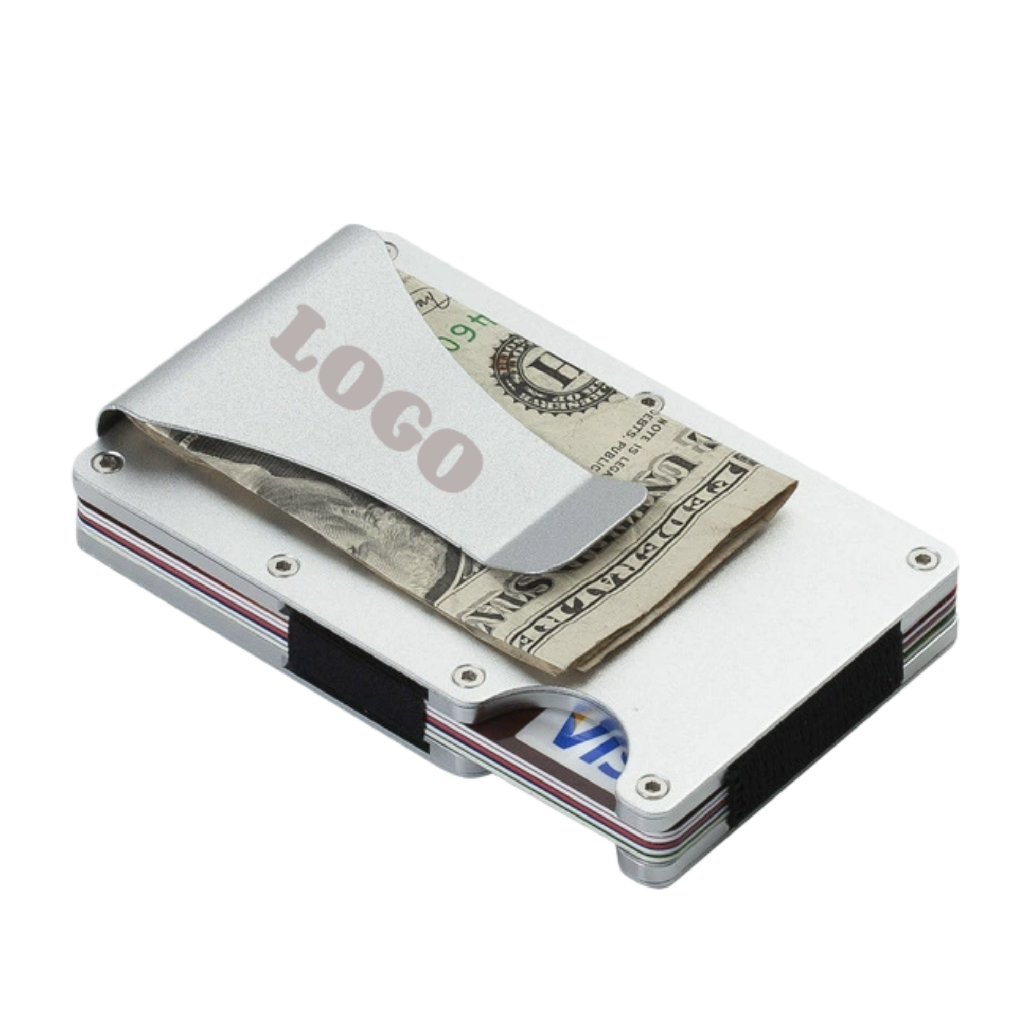 Minimalist Metal Wallet Credit Card Holder 2