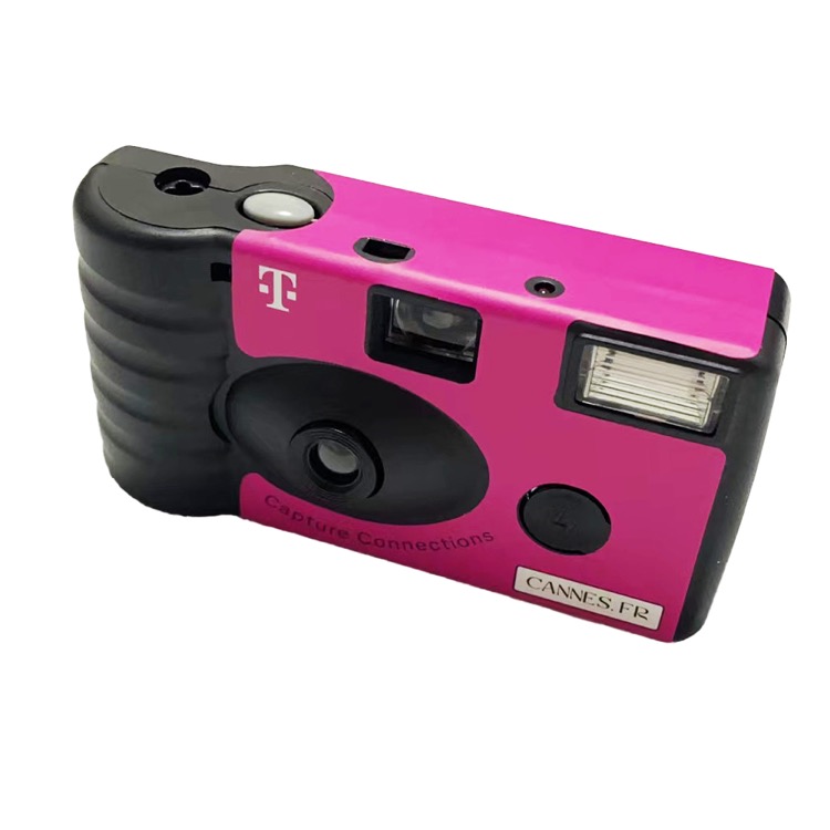 Magenta Snap Disposable Film Camera 1