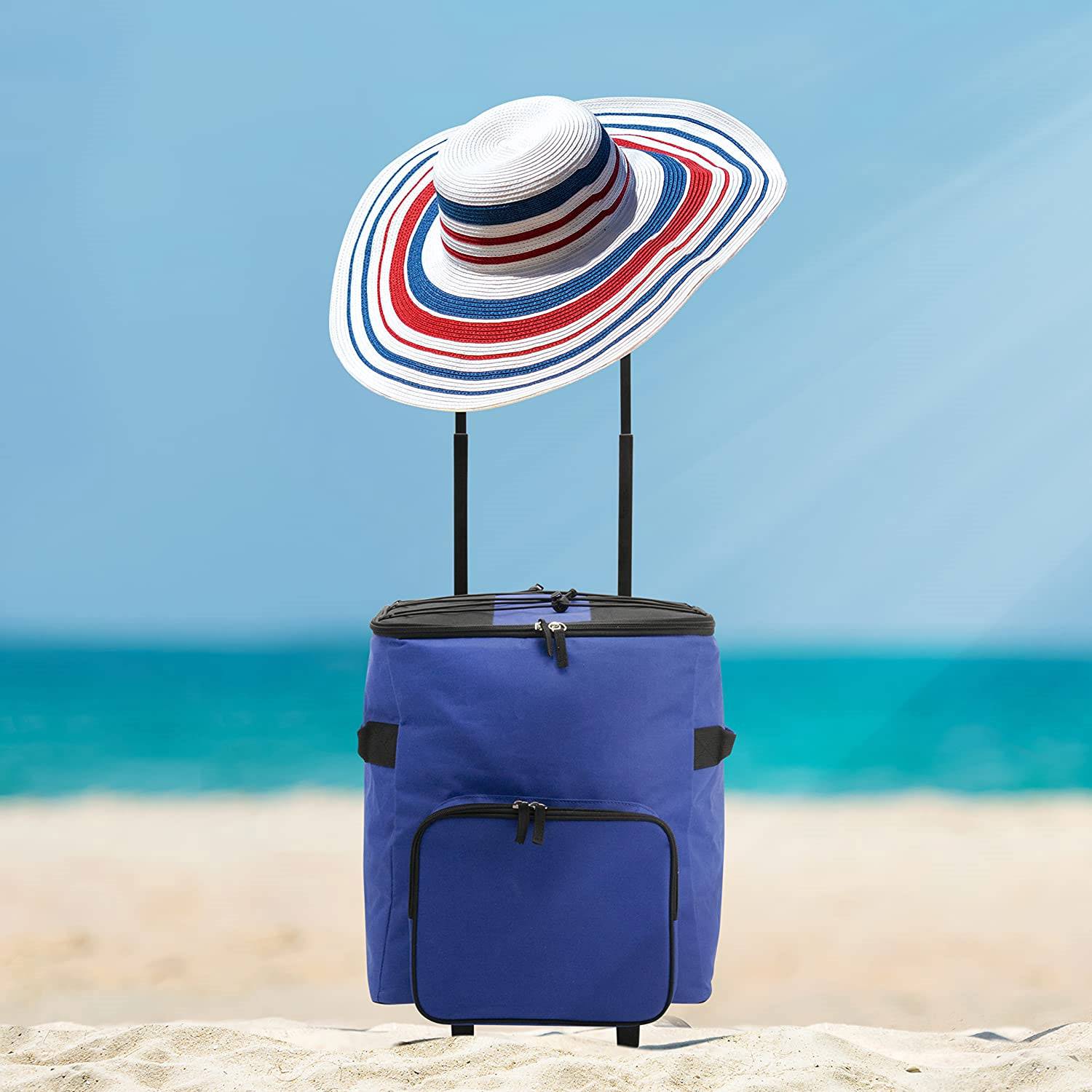 Foldable Trolley Insulated Cooler Bag 7