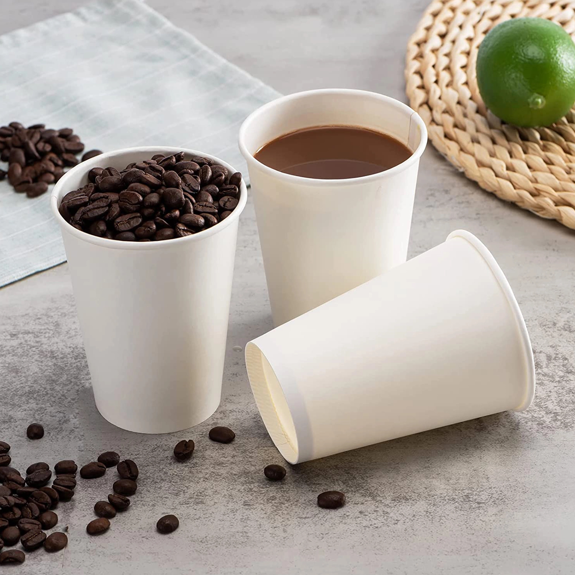 12 oz. Disposable Paper Coffee Cups 2