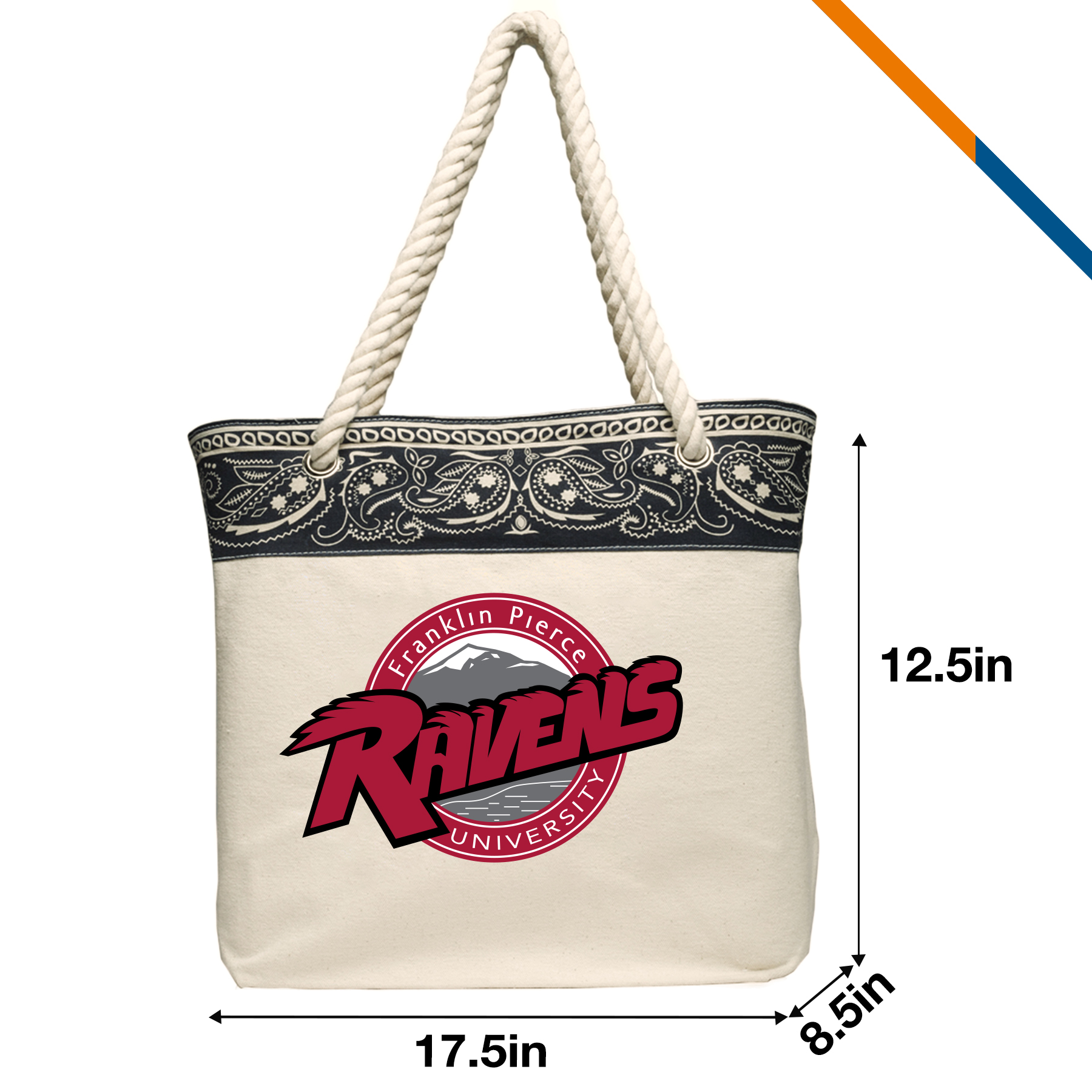 Paisley Pattern Tote Bag 1