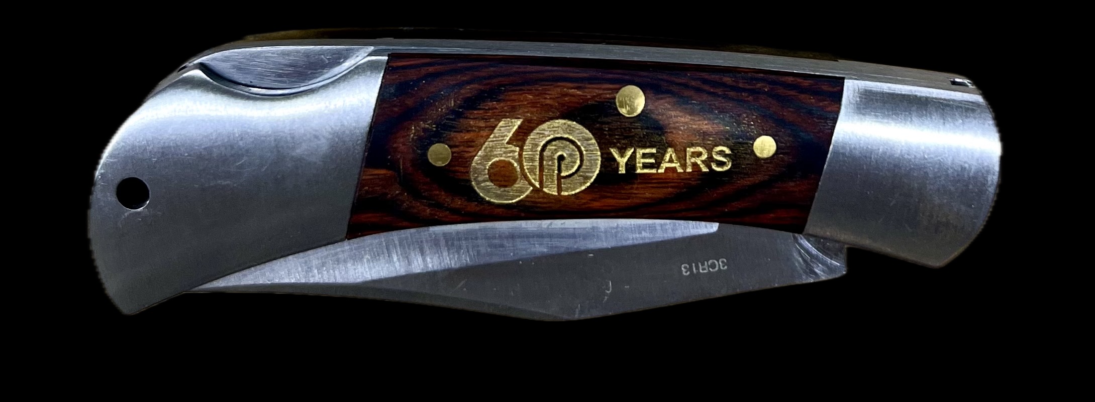 Bison River 3.5" Wood Folding Knife 7