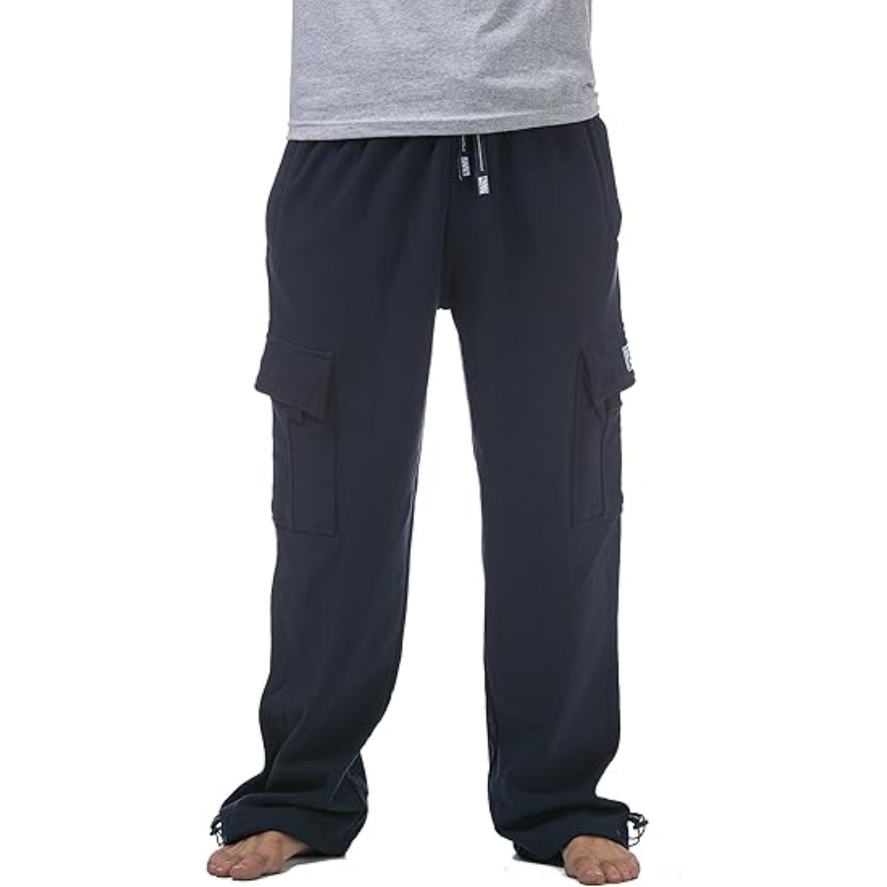 Men's Heavyweight Fleece Cargo Pants 5