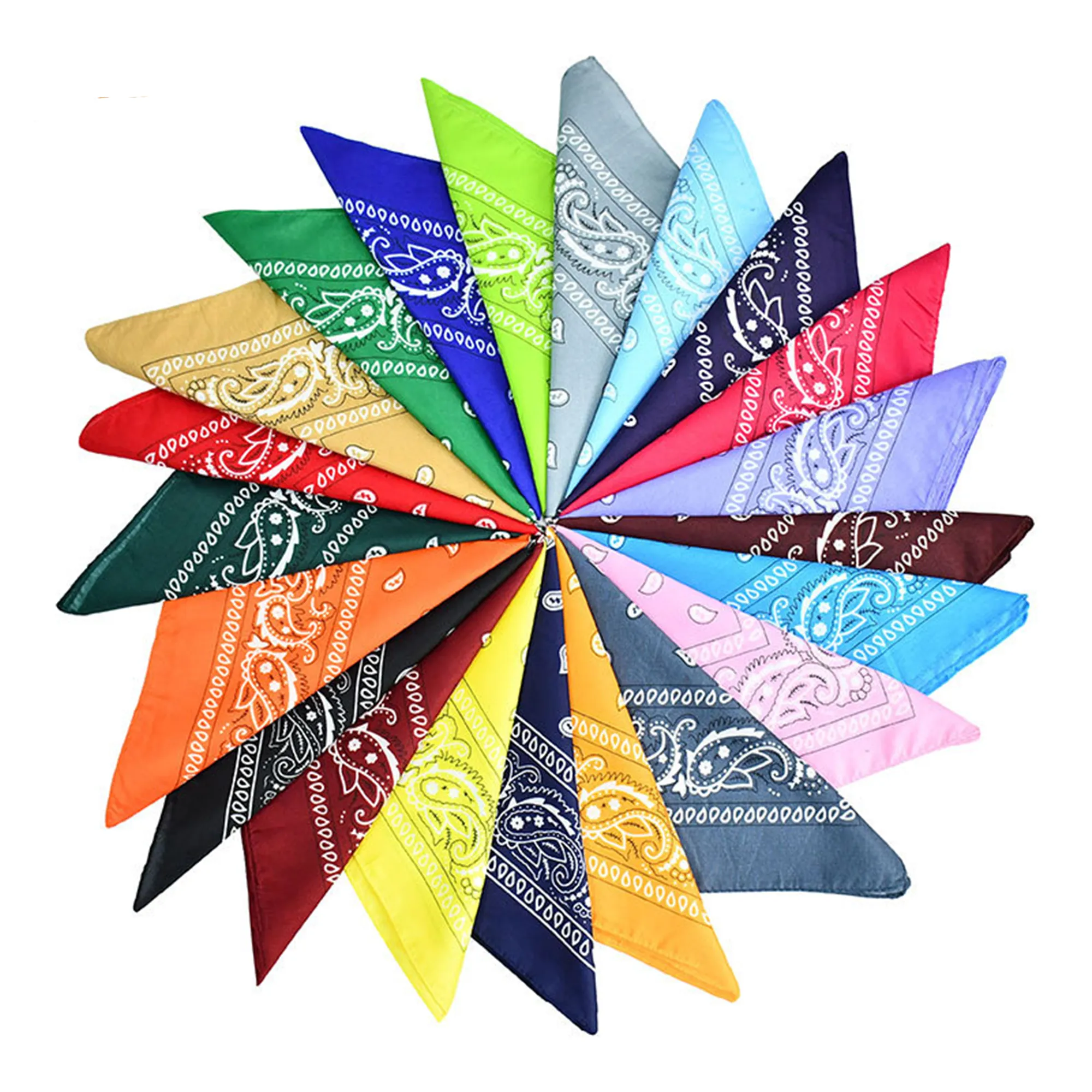 Outdoor sports bandana cycling face mask paisley headscarf 2