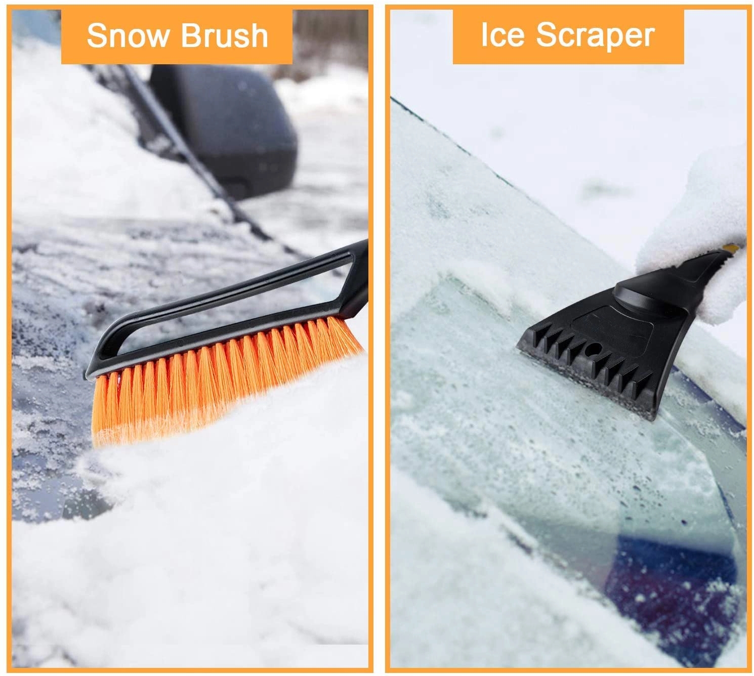 Snow Brush and Detachable Ice Scraper 3