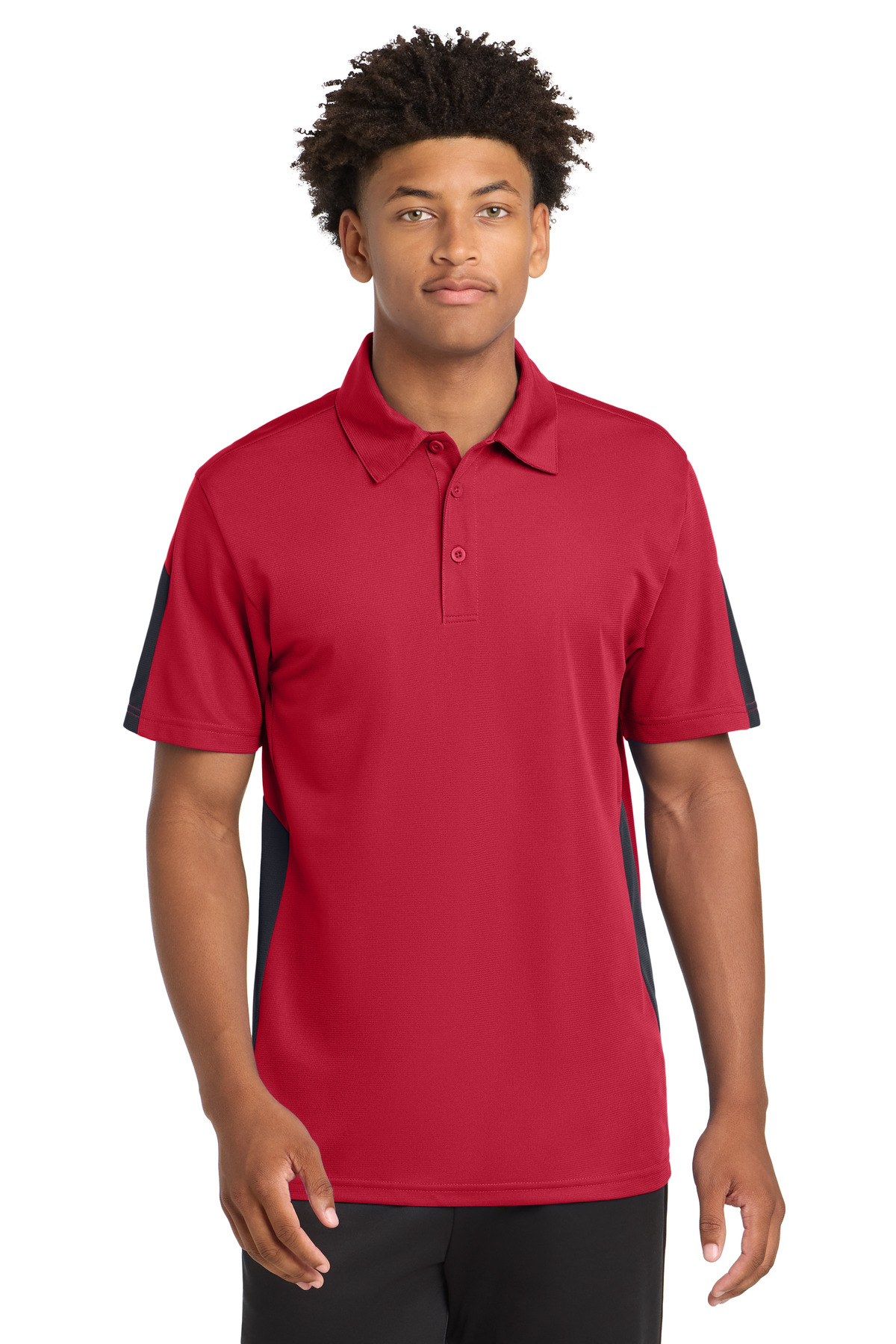 Sport-Tek PosiCharge Active Textured Colorblock Polo. ST695 5