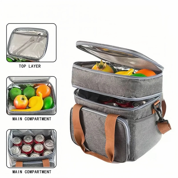 Double Cooler Lunch Bag