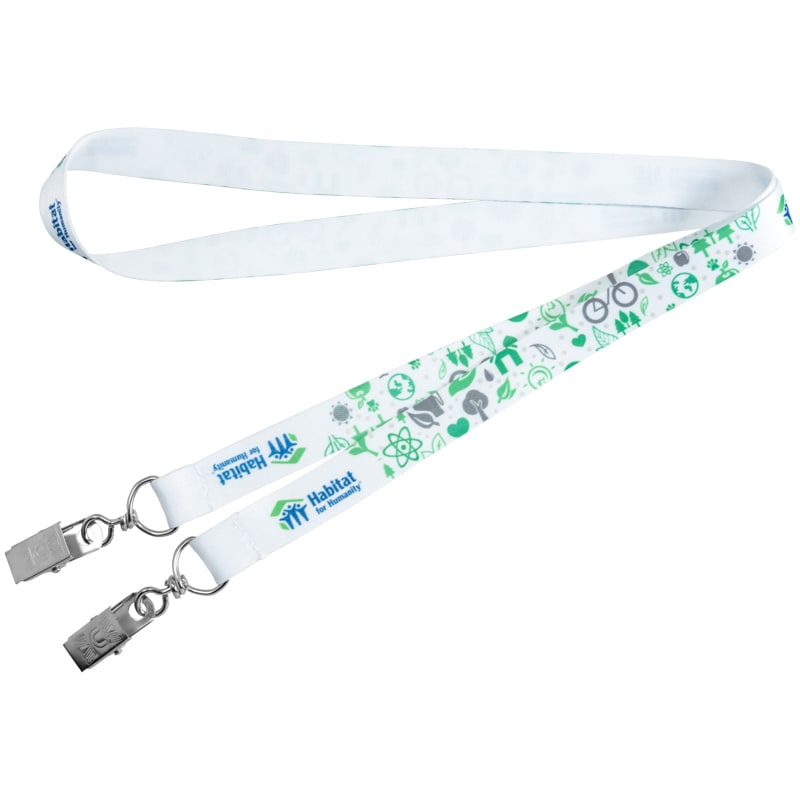 Open Ended Double Clip Full Color Lanyards 41