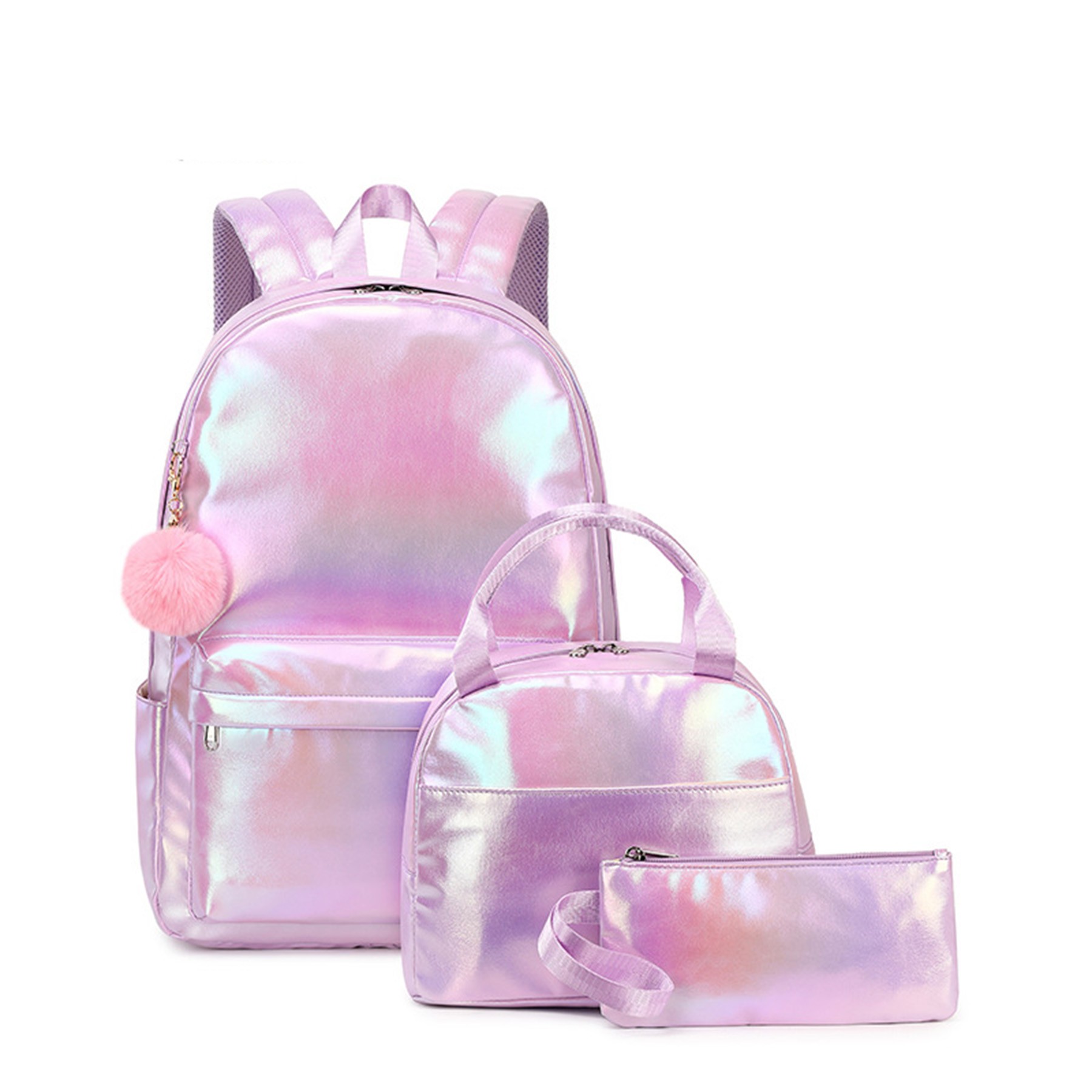 3 Pack School Backpack Teens Girls Boys Kids 15