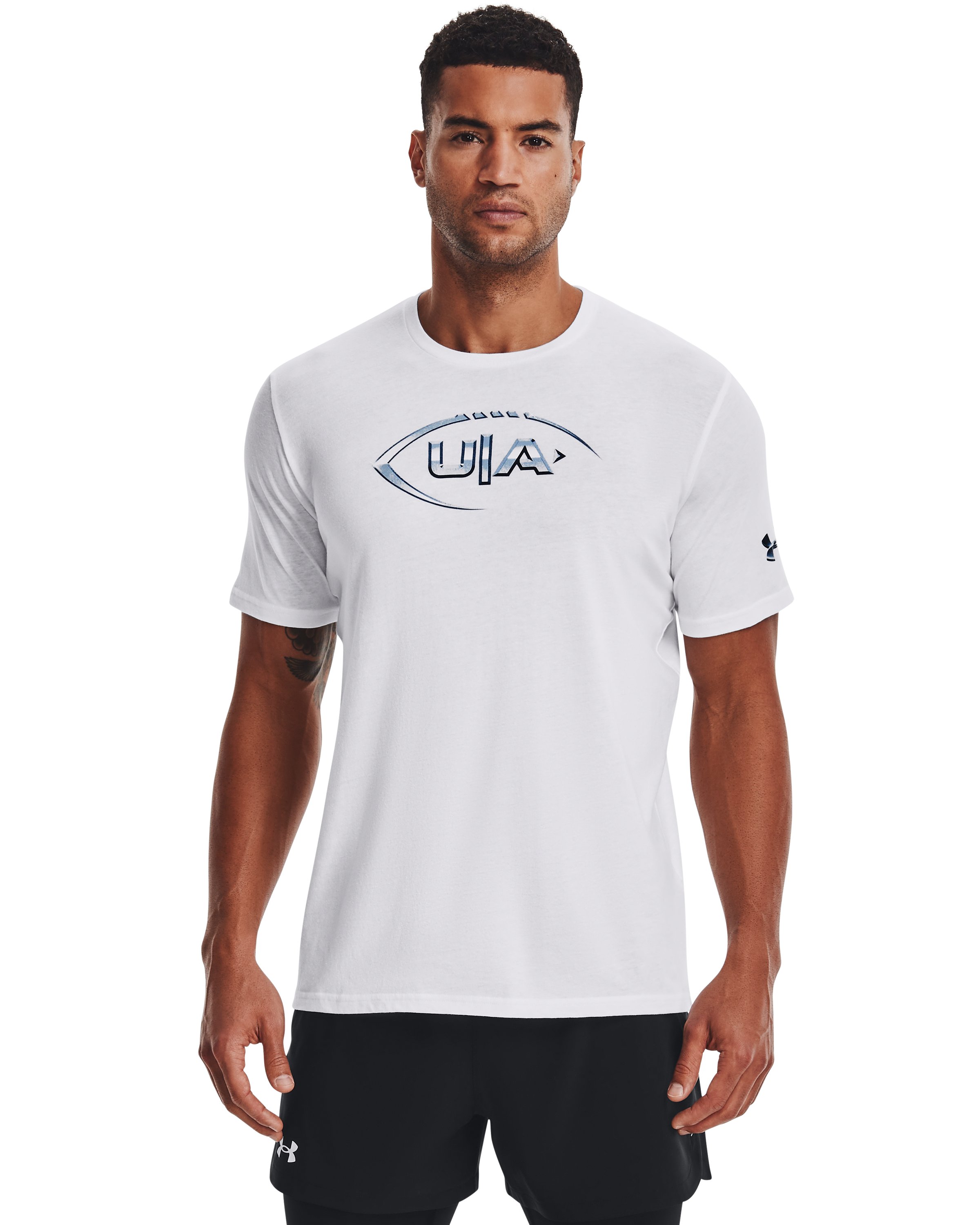 Men's UA Football Chrome Branded Short Sleeve  2