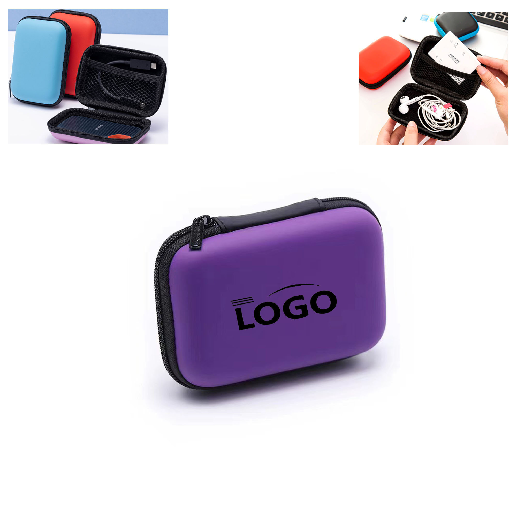 Custom EVA Headphone Storage Bag Card Bag 2