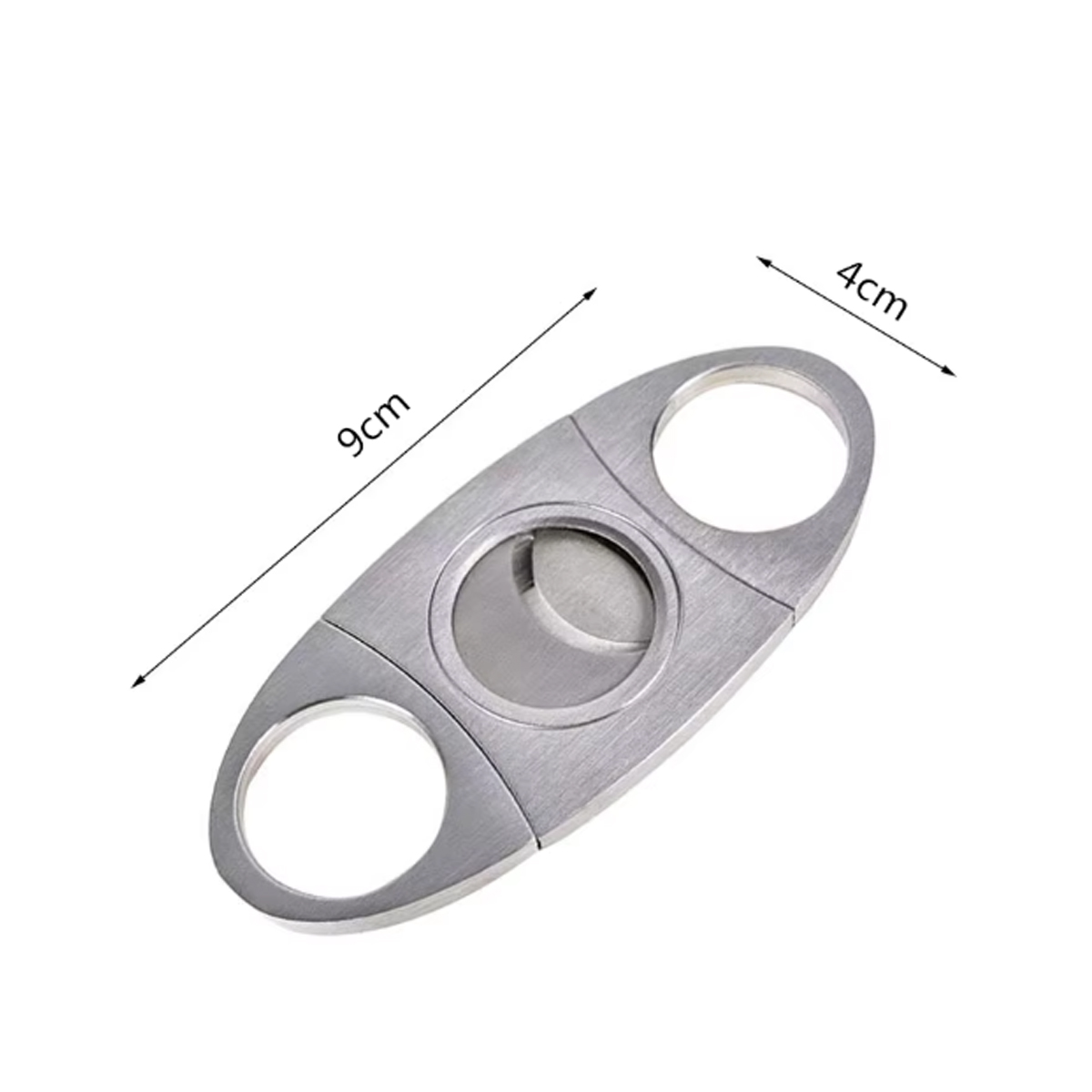 Stainless Steel Double Blade Cigar Cutter 1
