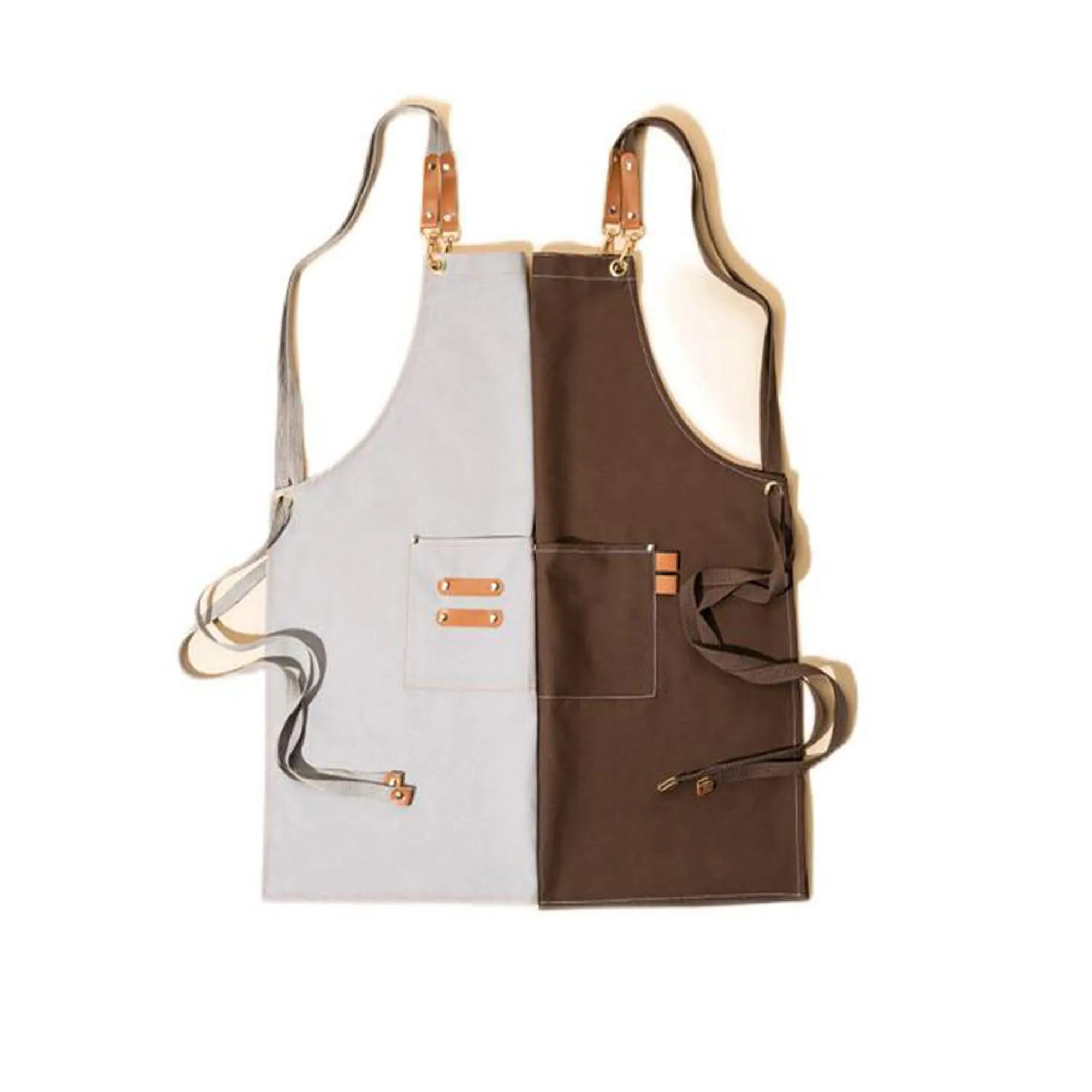 Cotton Canvas Apron For Barista & Gardening 2