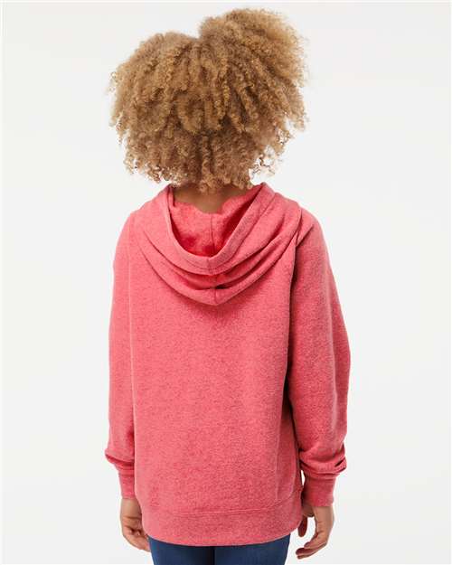 Youth Lightweight Special Blend Raglan Hooded Sweatshirt - PRM15YSB 3
