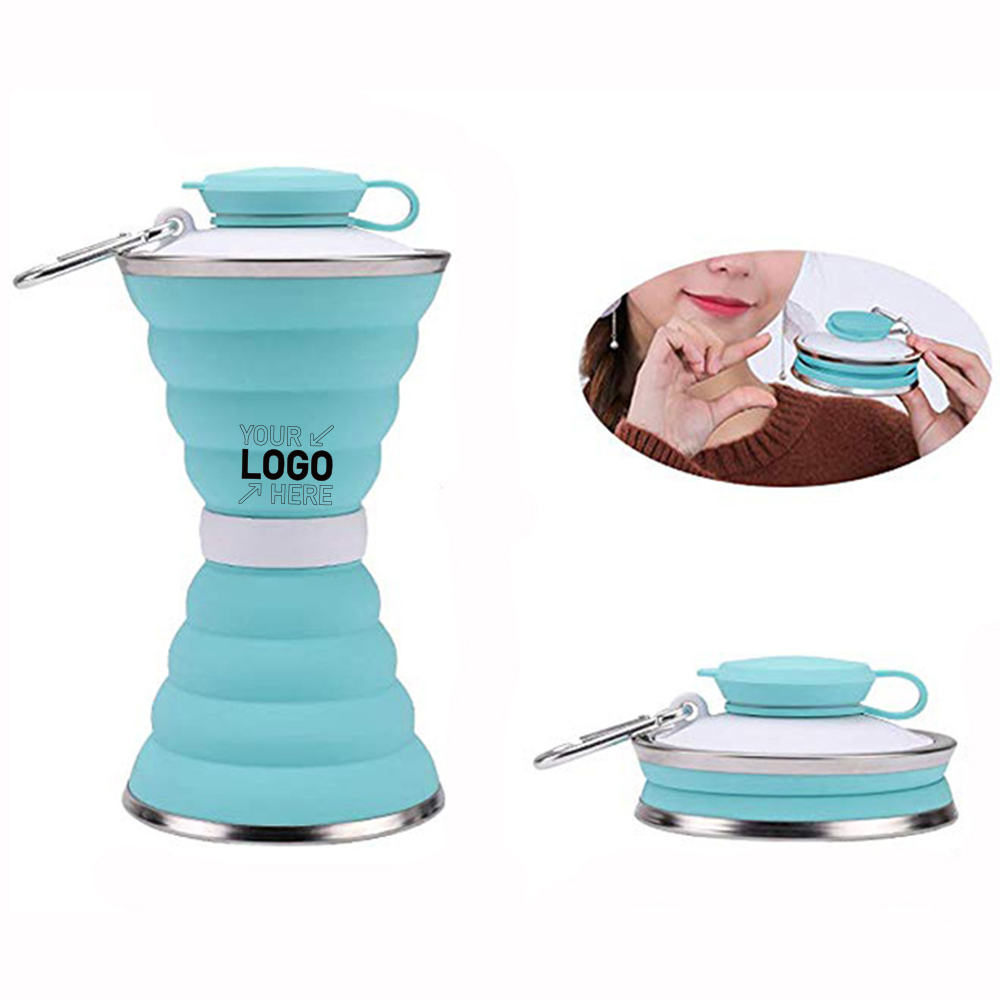 Collapsible portable water bottle 8