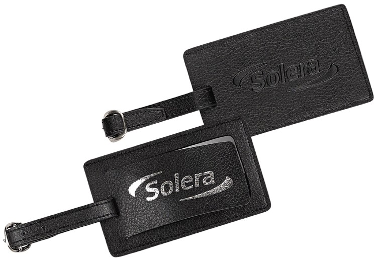 New Englander Leather Baggage Tag