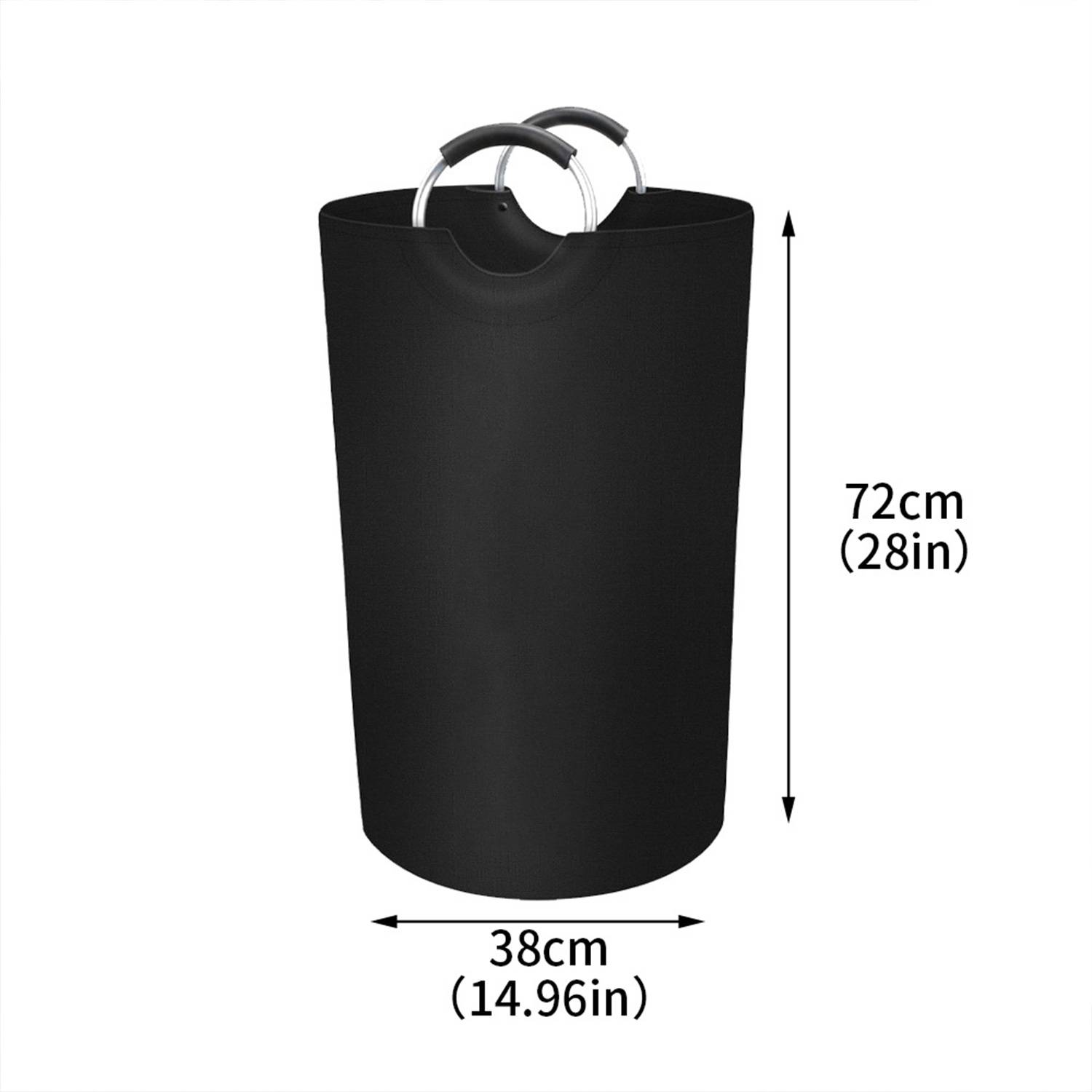 82L Foldable Freestanding Canvas Laundry Hamper 6