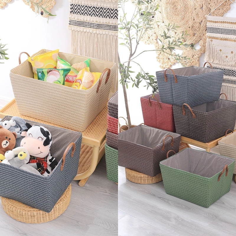 Sturdy Large Fabric Foldable Organizing Basket Bin 2