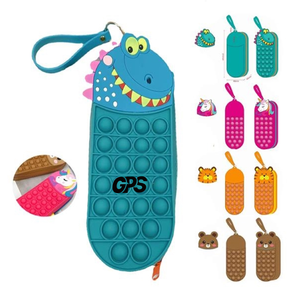 Silicon Pencil Bag Popper Bag Sensory Fidget Toy