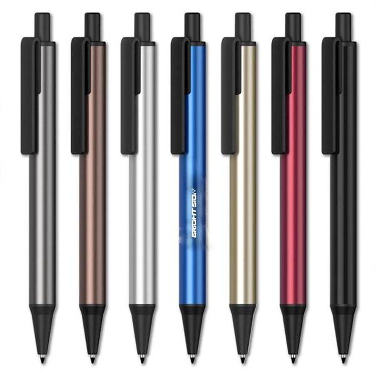 Retractable Click Metal Ballpoint Pen 2