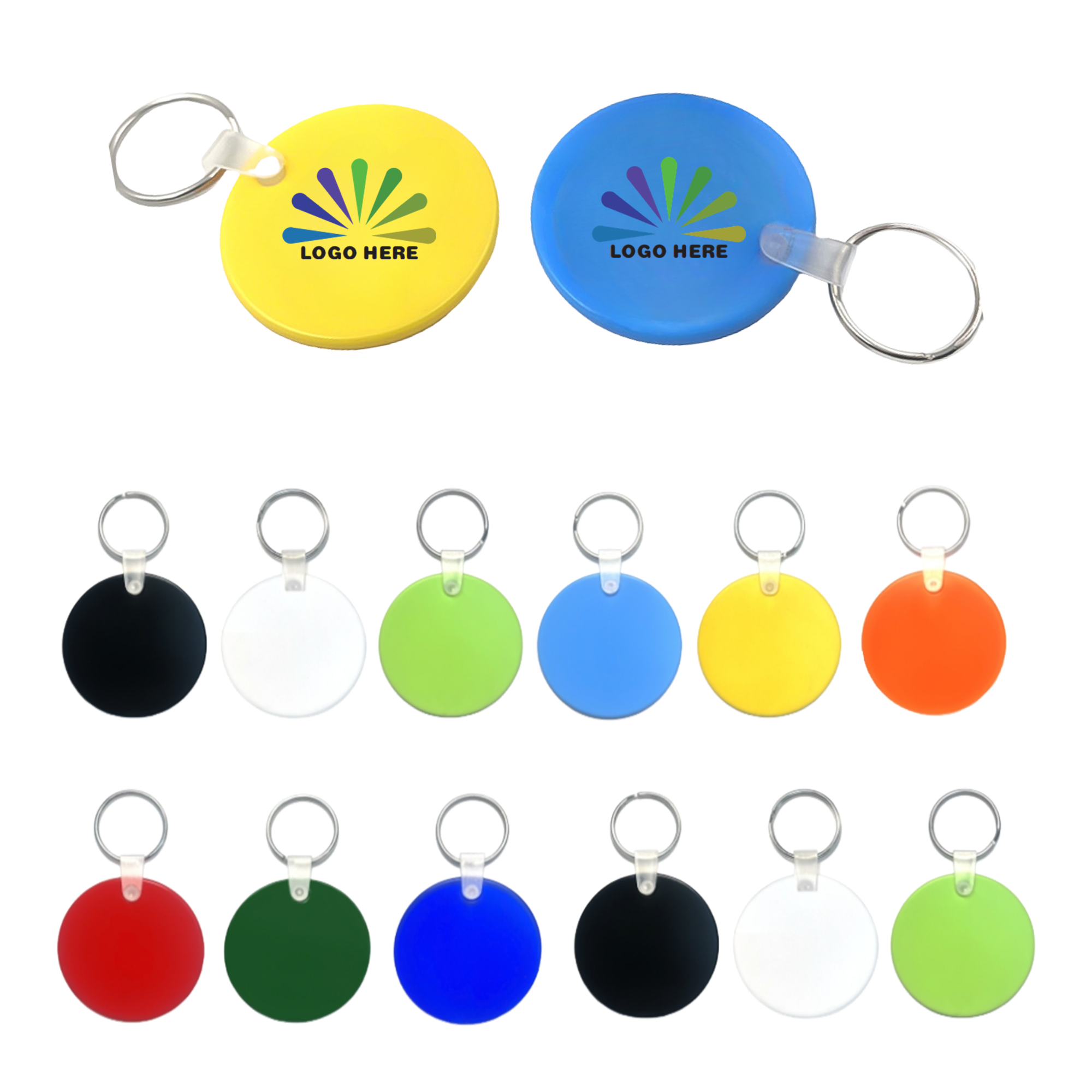 Circular Luggage Tag Key Chain MOQ50 2
