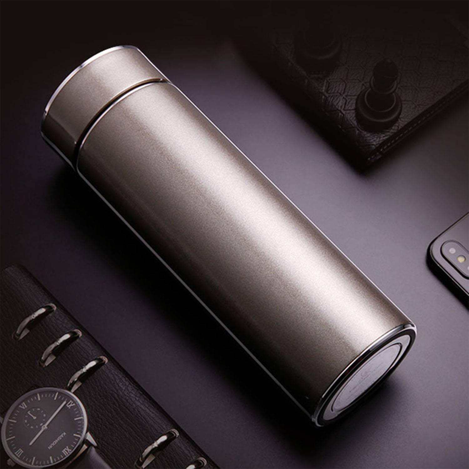 11.6oz Stainless steel With strainer business insulated cup 3