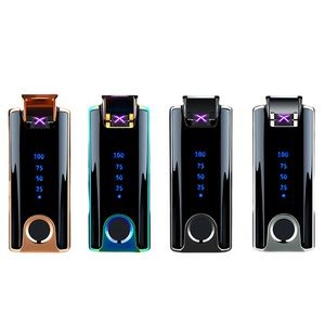 Modern Electric Arc Lighter With Top Fingerprint ID Touch Activation 25
