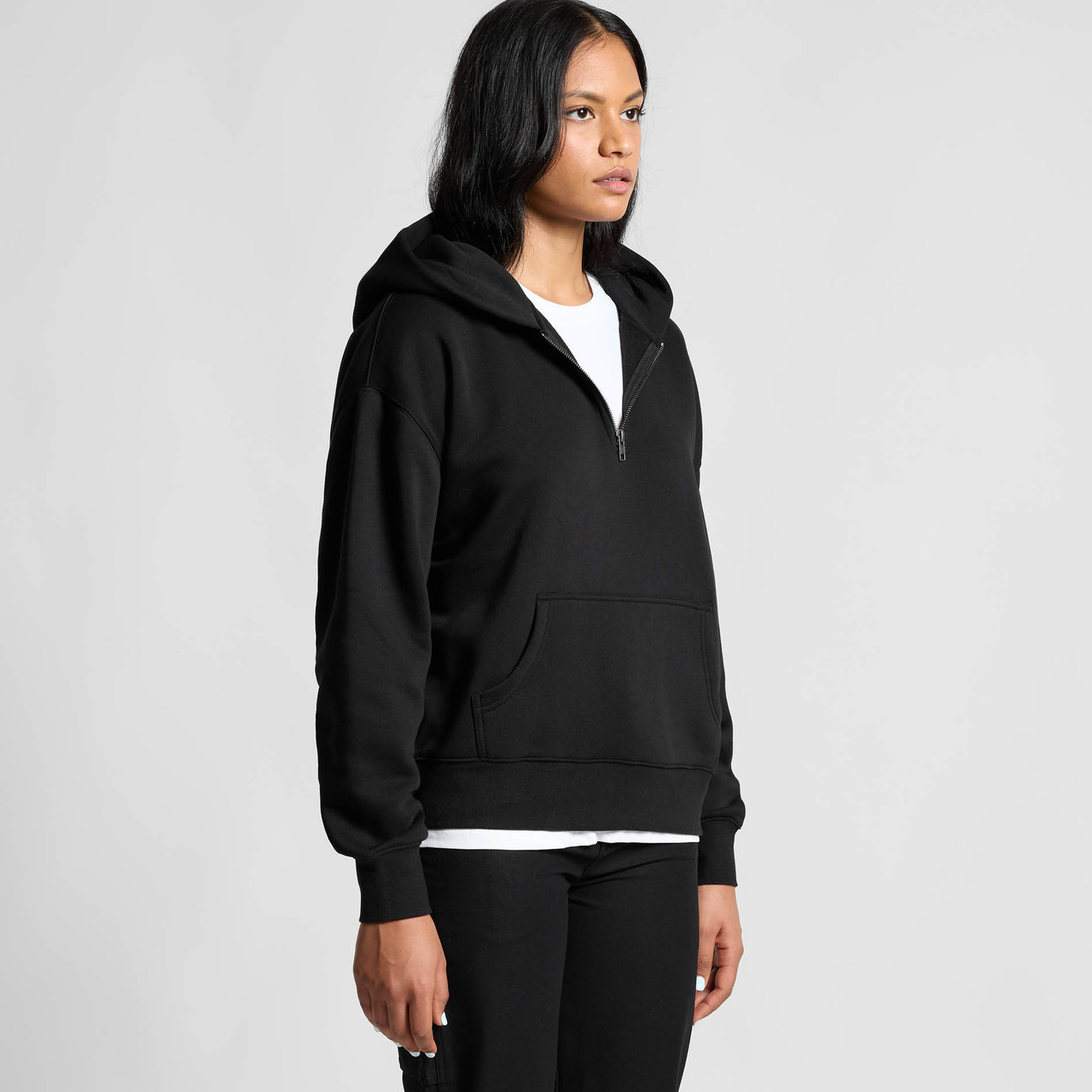 Wo's Relax Half Zip Hood | 4164 13