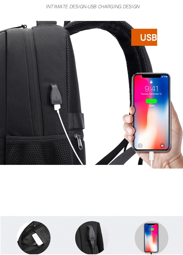 Custom Laptops Backpacks with USB Port 8