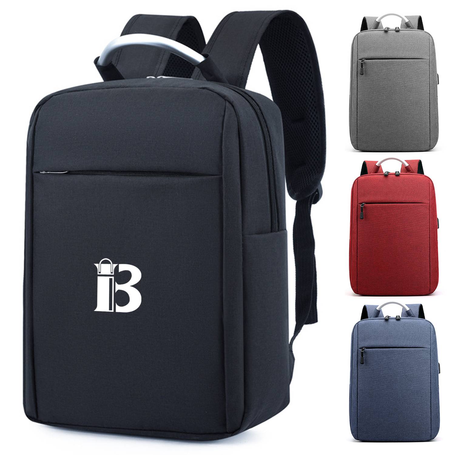 Oxford Backpack Laptop Bag for Travel With Charging Port 6