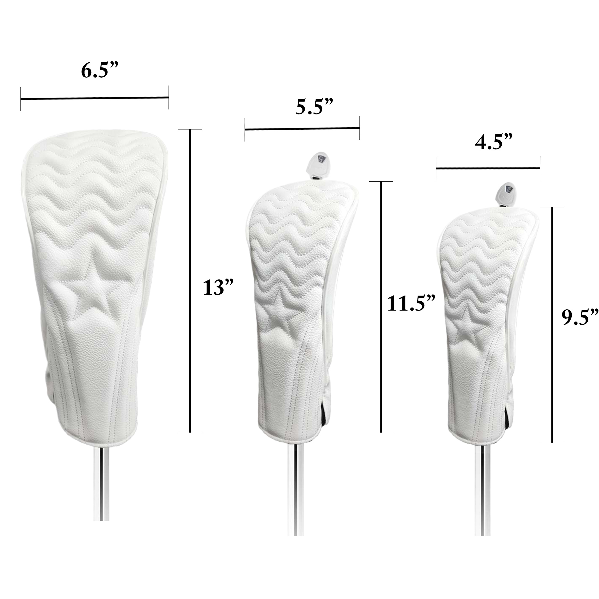 MOQ50 Adjustable Numbered Golf Club Protectors 4