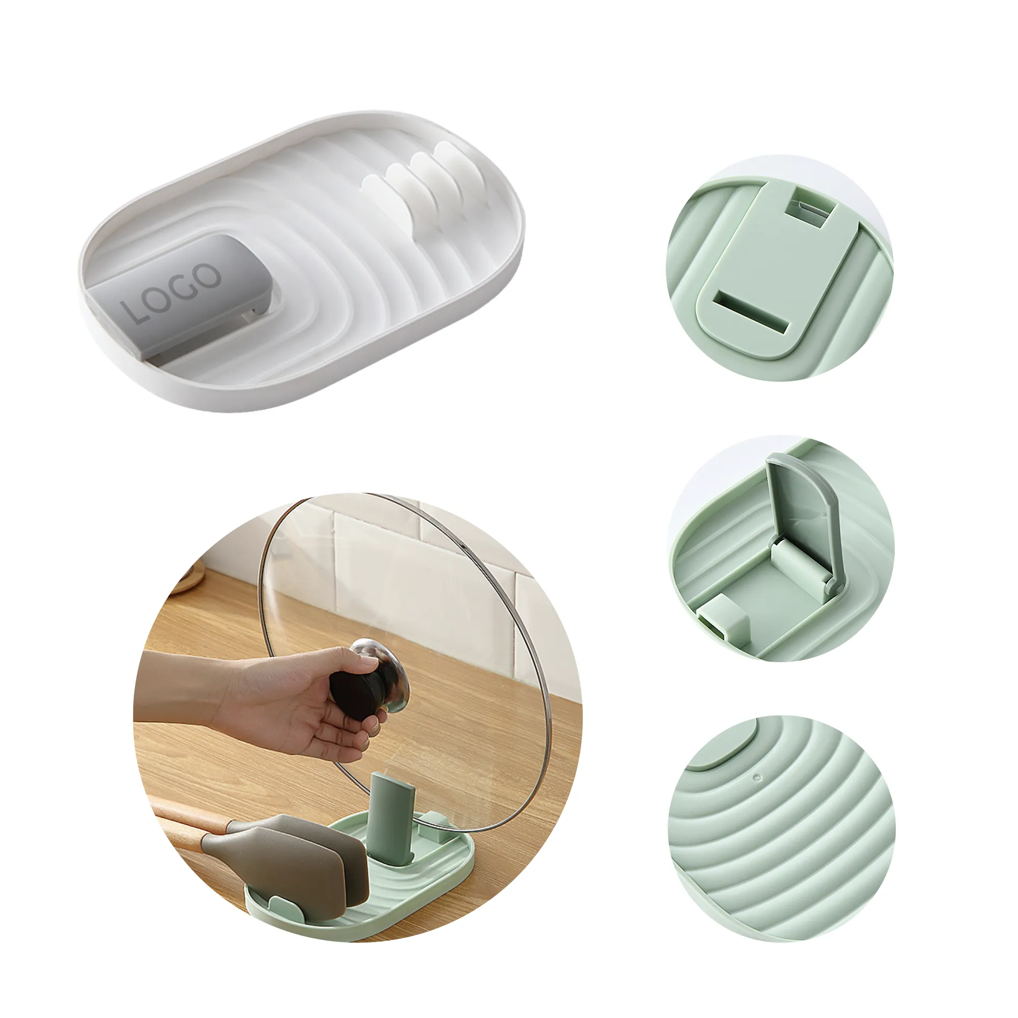 MOQ 10 PCS Pot Spatula Storage Rack 3
