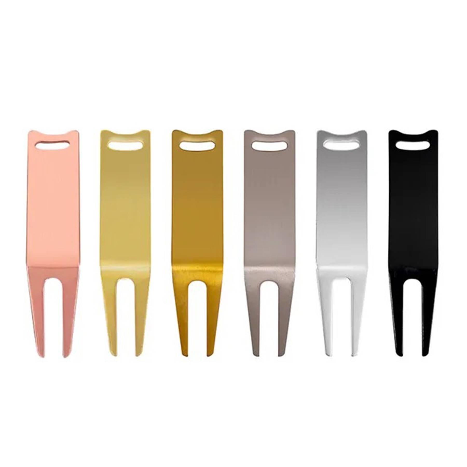 Metal golf green fork 6