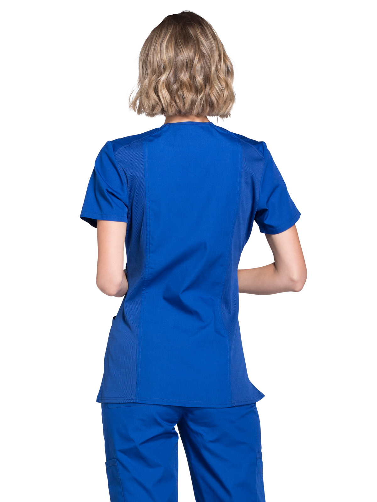 Cherokee - Workwear Originals - Women's 2-Pocket Mock Wrap Top 6
