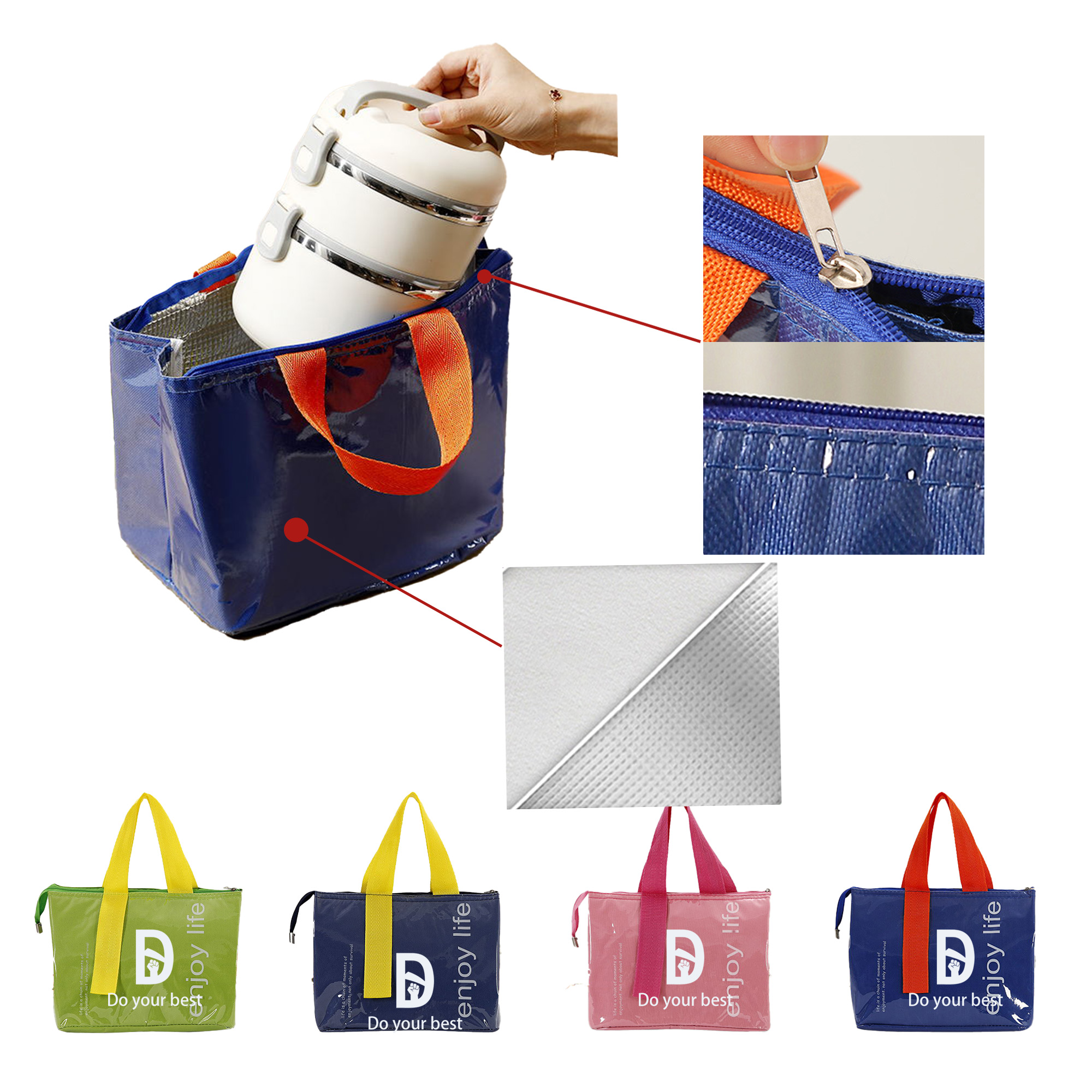 Waterproof and Oil-proof Lunch Bag MOQ 30 2
