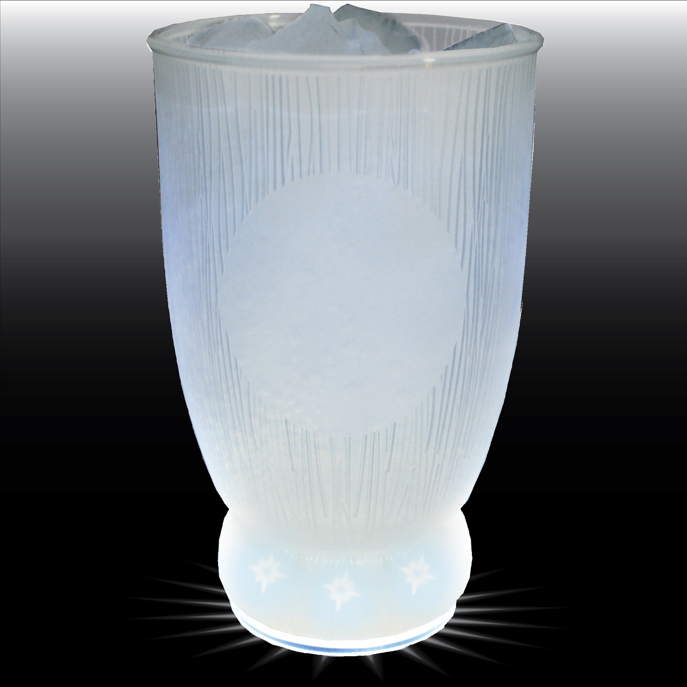 18oz 5-Light Plastic Coconut Cup 2