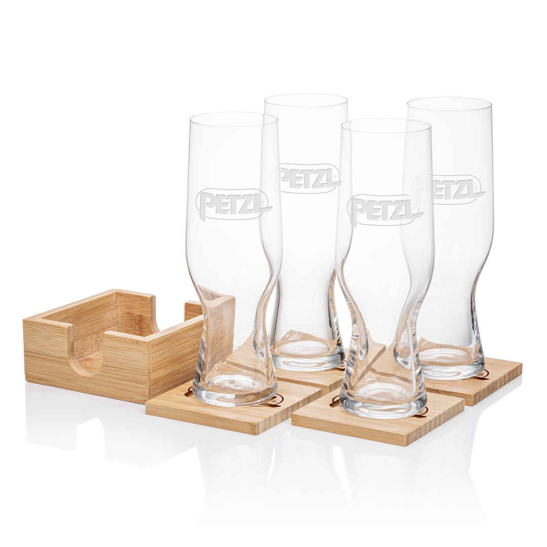 Bamboo Coaster Gift Set - Leipzig 2